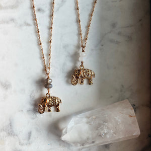 Elephant Long Necklace
