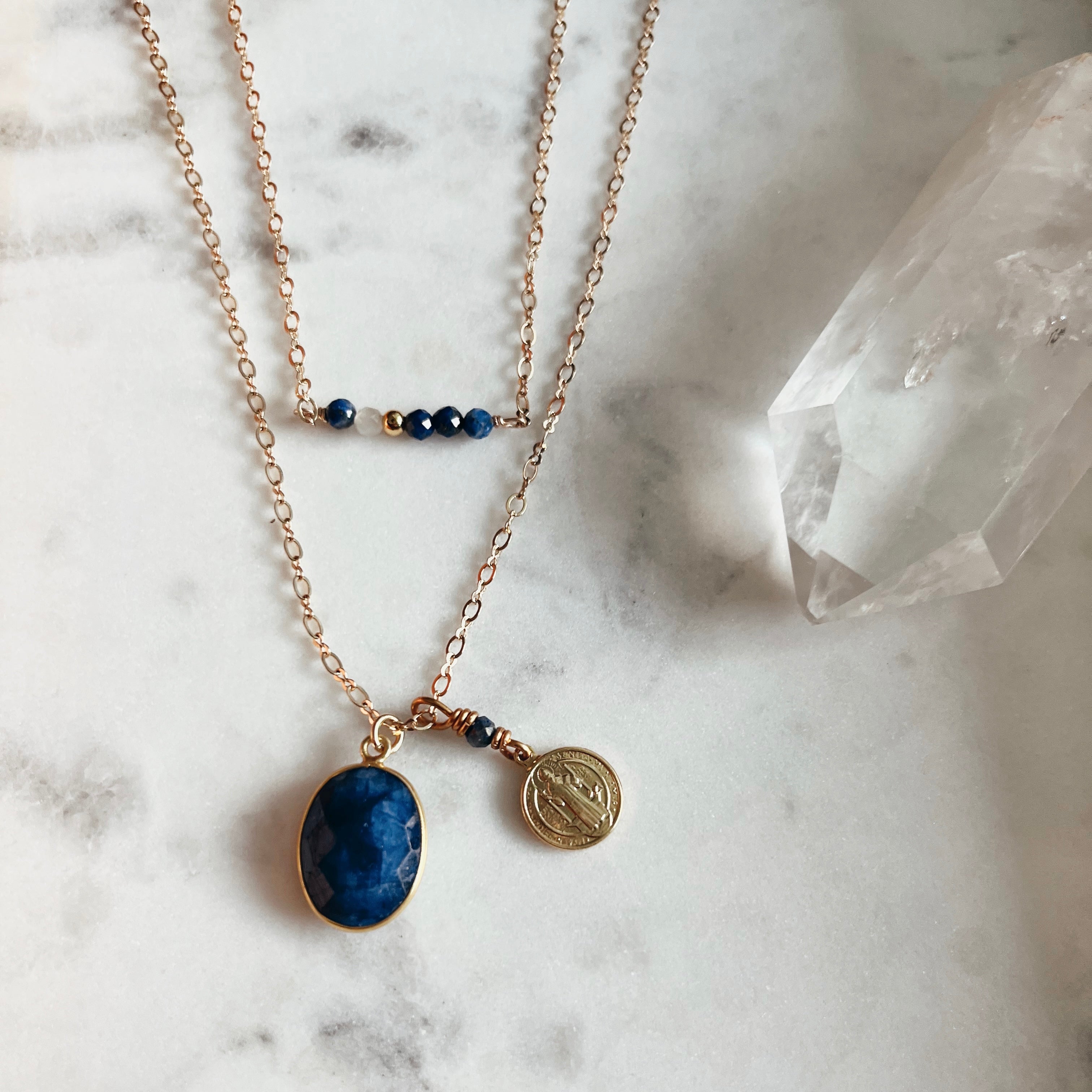 Lapis Lazuli Long Necklace