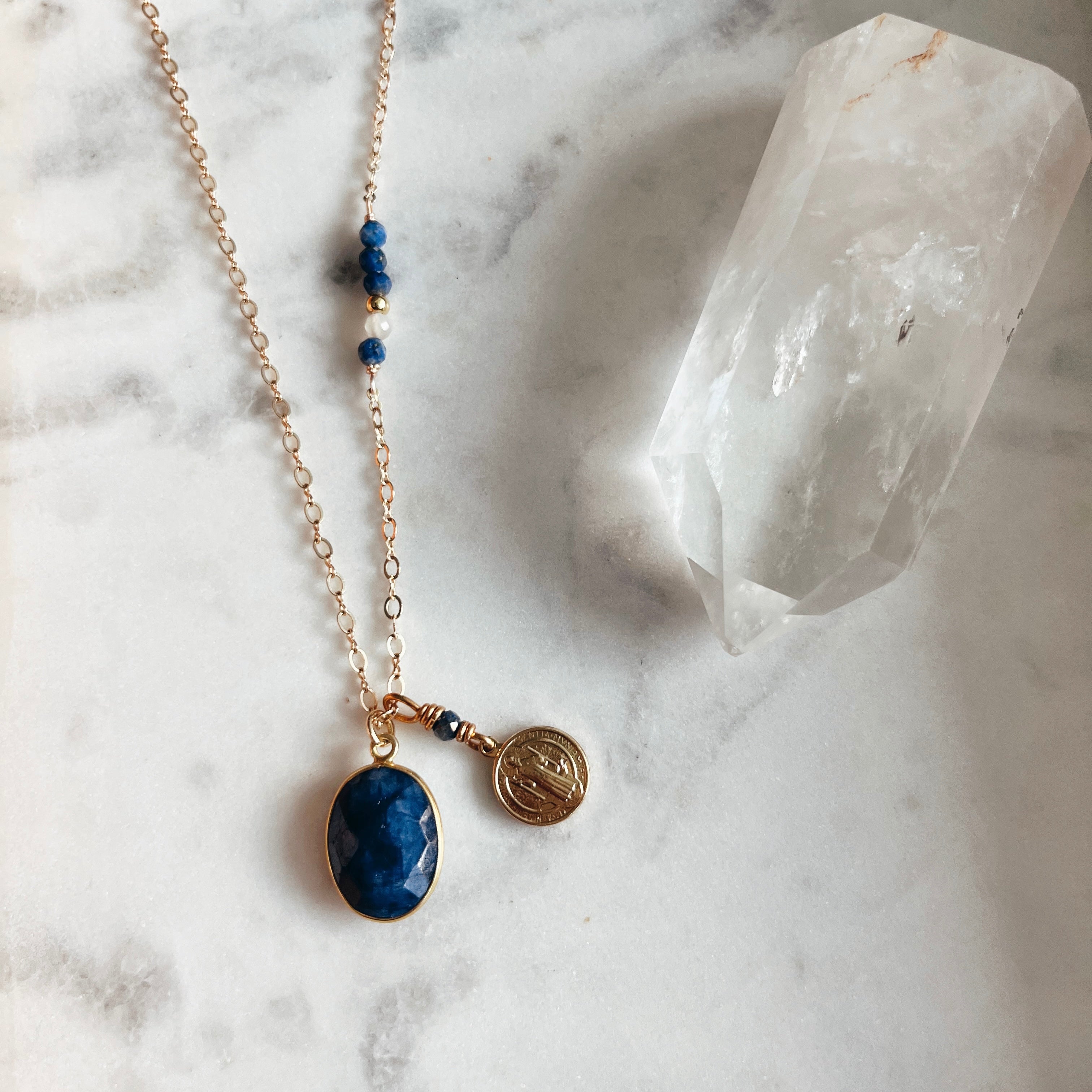 Lapis Lazuli Long Necklace